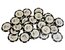 Load image into Gallery viewer, Music Note Practice Chips (all clefs available)