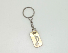 Load image into Gallery viewer, Small Music Rectangle Keychain