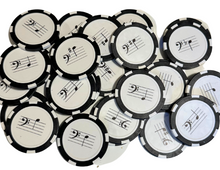 Load image into Gallery viewer, Music Note Practice Chips (all clefs available)