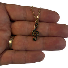 Load image into Gallery viewer, PS Stainless Steel Treble Clef Necklace
