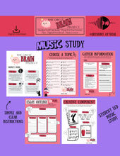 Load image into Gallery viewer, The Great Brain Project: Music Lesson Packet