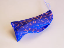 Load image into Gallery viewer, Pure Mulberry Silk Should Rest Bag - Twilight Dragonfly