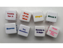Load image into Gallery viewer, Suzuki Violin Dice Set - Books 1-4