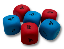 Load image into Gallery viewer, Foam Dynamics Music Dice - 2 inches
