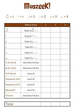 Load image into Gallery viewer, Muszeek - Brown Rhythm Dice Game