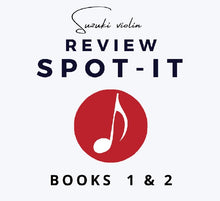 Load image into Gallery viewer, Spot-it Review Game for Suzuki Violin Book 1 & 2 (Digital Download)