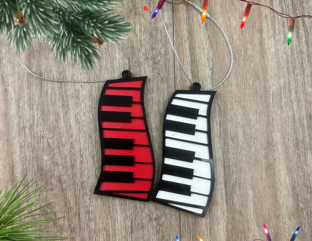 Piano Layered Ornament
