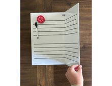 Load image into Gallery viewer, Foldable Music Staff Magnetic White Board
