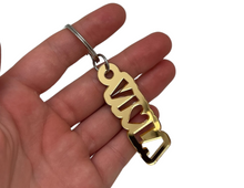 Load image into Gallery viewer, Viola Heart Keychain
