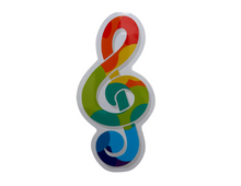 Load image into Gallery viewer, PS Bubble Treble Clef Sticker
