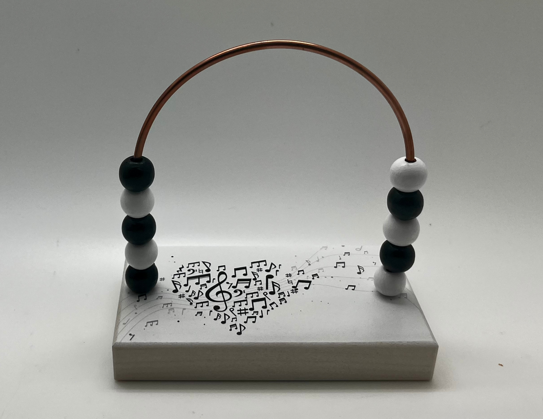 Music Heart Bead Counter
