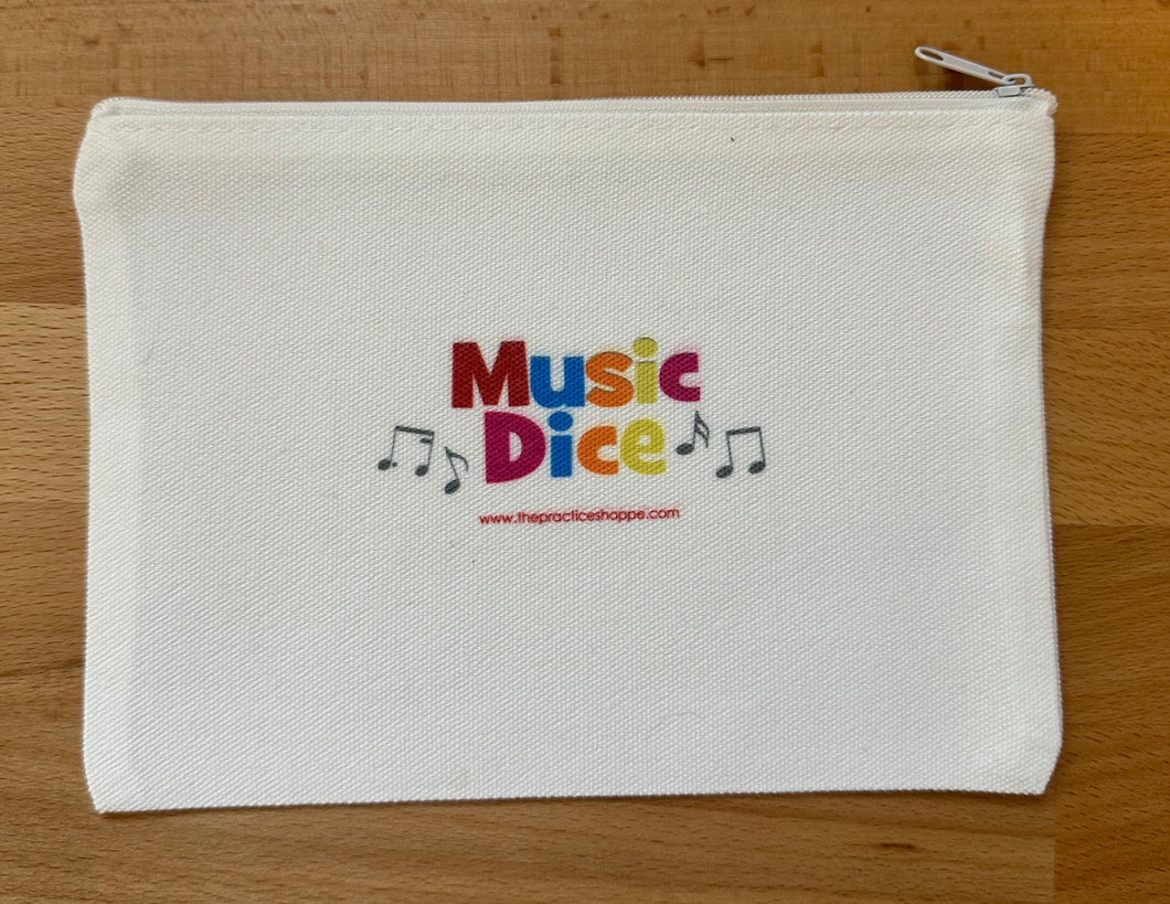 Music Dice Bag - zipper pouch