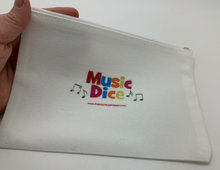 Load image into Gallery viewer, Music Dice Bag - zipper pouch
