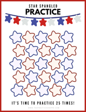 Load image into Gallery viewer, Star Spangled Practice Charts (Digital Download)
