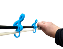 Load image into Gallery viewer, Treble Clef Bow Stopper - Blue
