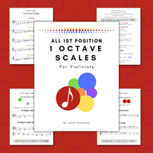 Load image into Gallery viewer, All 1 Octave Scales for Violinists (Digital Download)
