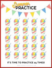 Load image into Gallery viewer, Summer Shave Ice Practice Charts (Digital Download)
