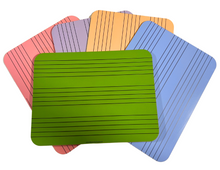 Load image into Gallery viewer, Colored 3-Staff Dry Erase Board
