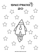 Load image into Gallery viewer, Space Practice Chart (Digital Download)
