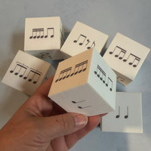 Load image into Gallery viewer, Foam Twinkle Rhythm Dice - 2 inches
