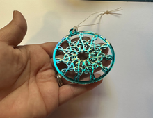 Load image into Gallery viewer, Treble Clef Circle Acrylic Ornament
