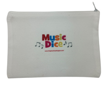 Load image into Gallery viewer, Music Dice Bag - zipper pouch
