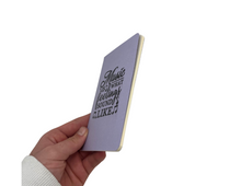 Load image into Gallery viewer, Mini Pocket Notebook Journal - Music is What Feelings Sound Like
