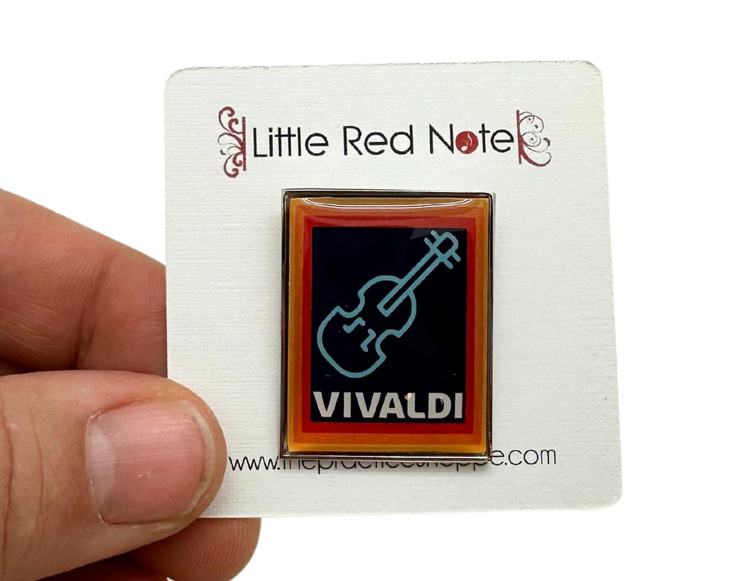 Vivaldi Enamel Pin