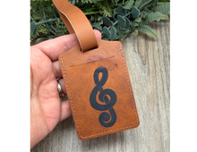 Load image into Gallery viewer, Bubble Clef Baggage Tag
