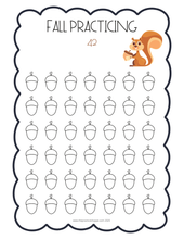 Load image into Gallery viewer, Fall Practice Charts (Digital Download)
