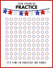 Load image into Gallery viewer, Star Spangled Practice Charts (Digital Download)
