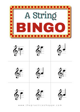 Load image into Gallery viewer, Violin A String Bingo (Digital Download)
