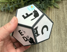 Load image into Gallery viewer, Mega Music Dice - Kitty cat 12-sided die
