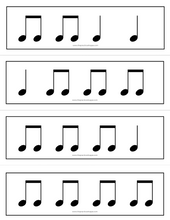 Load image into Gallery viewer, Level One Rhythm Cards (Digital Download)
