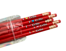 Load image into Gallery viewer, I Heart Cello Pencils
