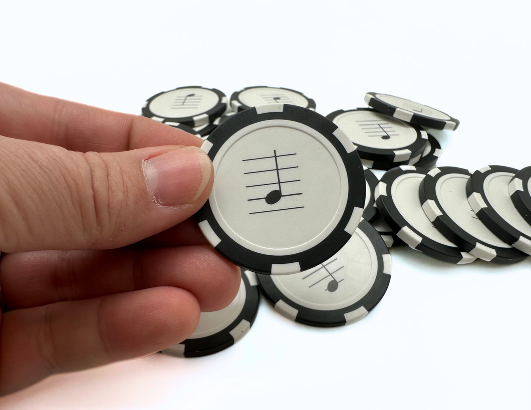 Music Note Practice Chips (all clefs available)
