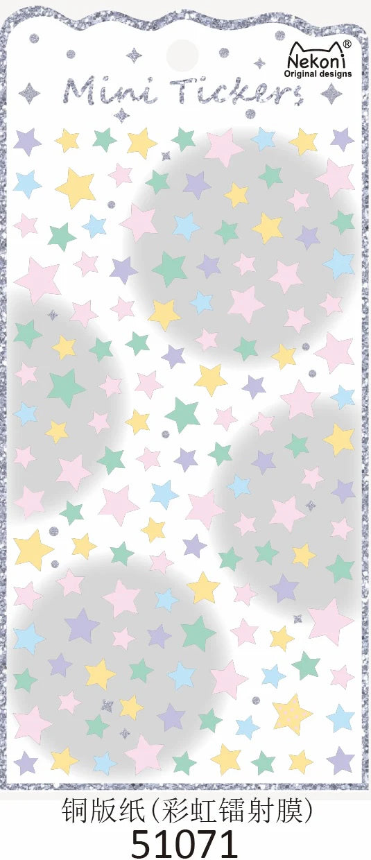 Nekoni Mini Star Stickers