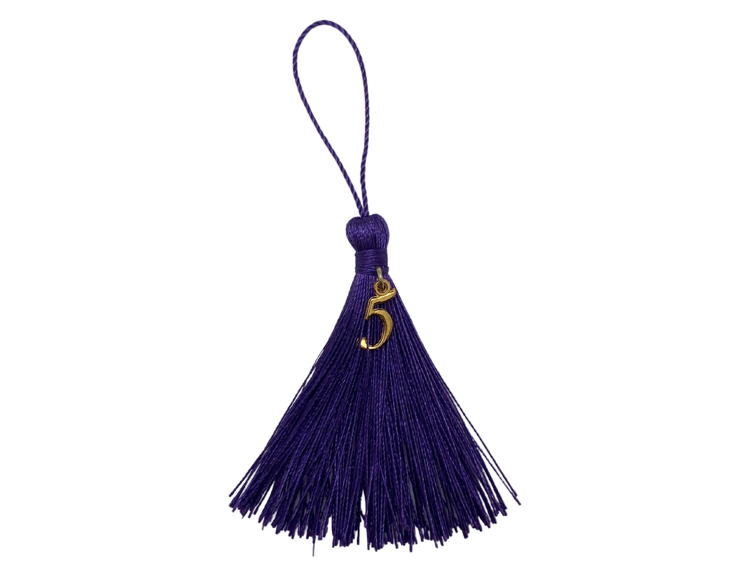 Graduation Tassel - Book 5 - Purple