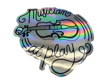 Load image into Gallery viewer, PS Musicians At Play Holographic Sticker
