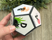 Load image into Gallery viewer, Mega Music Dice - Kitty cat 12-sided die
