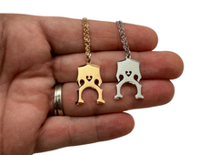 Load image into Gallery viewer, PS Stainless Steel Cello Bridge Necklace
