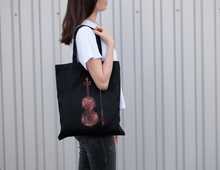 Load image into Gallery viewer, Black Galaxy Violin Music Tote Bag
