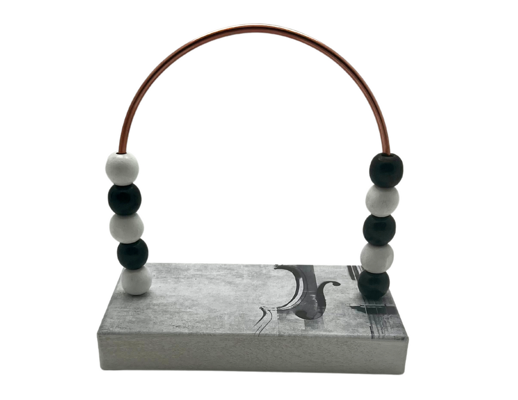 Violin Viola Cello Faded Drawing Bead Counter