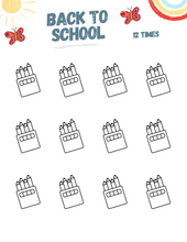 Load image into Gallery viewer, Back to School Practice Chart (Digital Download)
