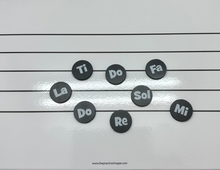 Load image into Gallery viewer, 1" Circle Solfege Magnets - set of 8
