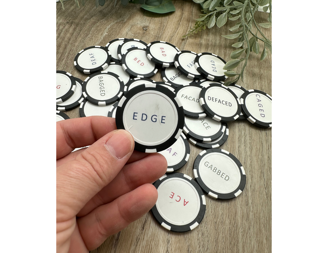 Musical Alphabet Words Practice Chips