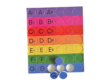 Load image into Gallery viewer, Musical Alphabet Magnets - Rainbow
