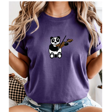 Load image into Gallery viewer, Panda Violin Grape Comfort Tee
