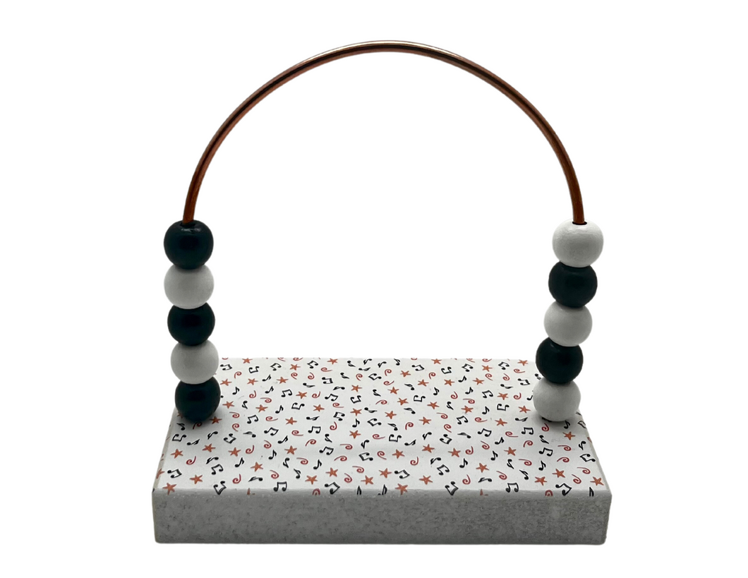 Notes Festival White Bead Counter