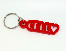 Load image into Gallery viewer, Cello Heart Keychain
